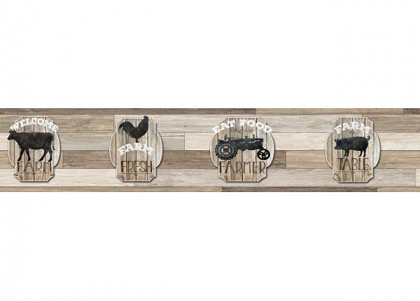 Бордюр York Rustic Living LG1396BD