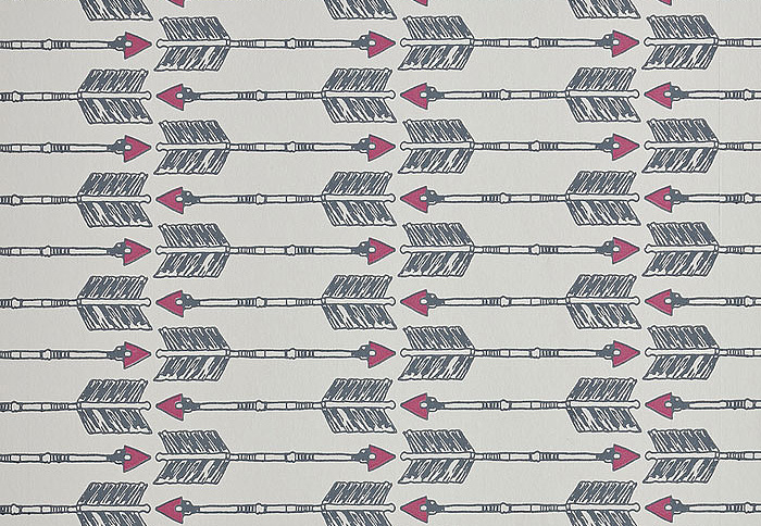 Обои Barneby Gates Book vol.4 BG1600101/Arrows/Charcoal/Pink