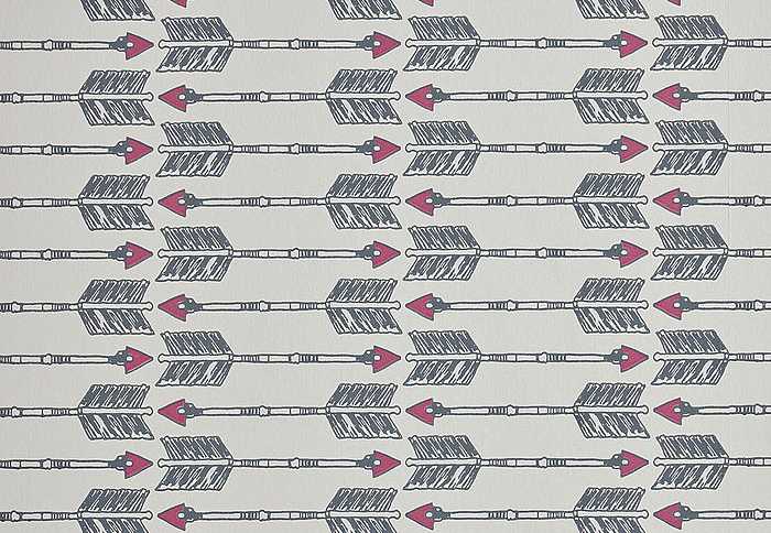 Обои Barneby Gates Book vol.4 BG1600101/Arrows/Charcoal/Pink