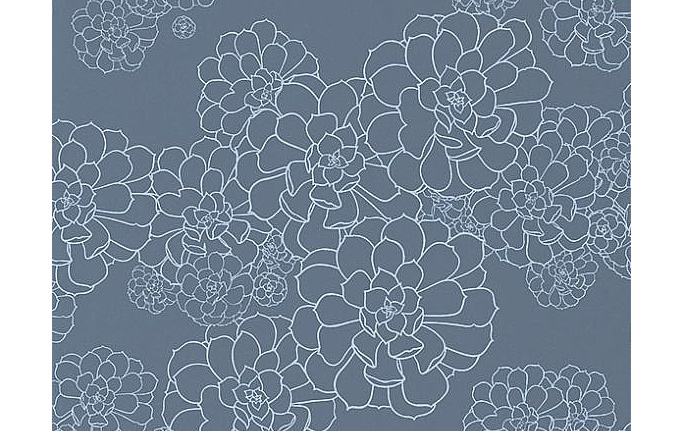 Английские обои Paint & Paper Library, коллекция Tresco, артикул Aeonium Blue Blood
