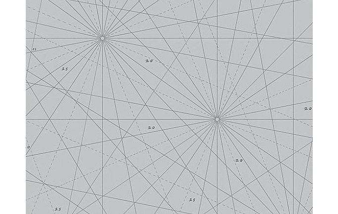 Английские панно и фотообои Paint & Paper Library, коллекция Tresco, артикул Chart Lead