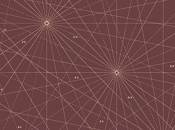 Панно и фотообои Paint & Paper Library Tresco Chart Plum Brandy