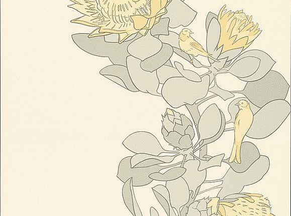 Обои Paint & Paper Library Tresco Protea Trail Clay