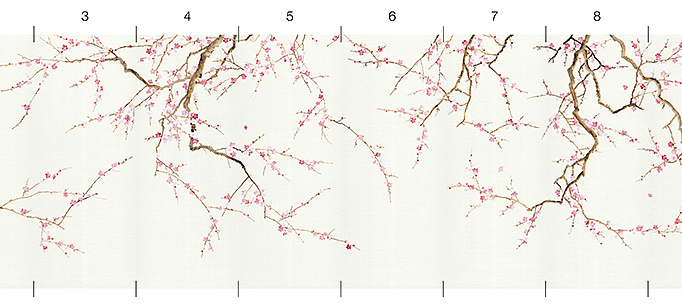 Обои Paul Montgomery Studio Melange Series Cherry Blossoms Nacre
