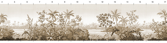 Обои Paul Montgomery Studio Melange Series Palmera Sepia