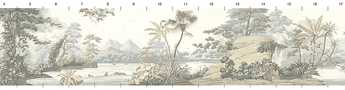 Обои Paul Montgomery Studio Melange Series Tropical Views Ecru