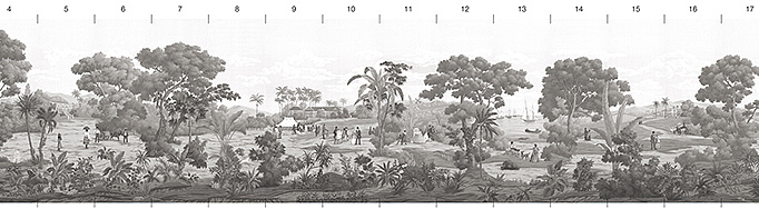 Обои Paul Montgomery Studio Melange Series West Indies Grisaille