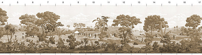 Обои Paul Montgomery Studio Melange Series West Indies Sepia