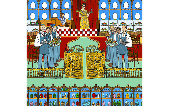 Итальянские обои Jannelli & Volpi, коллекция Enriquezland, артикул 25534