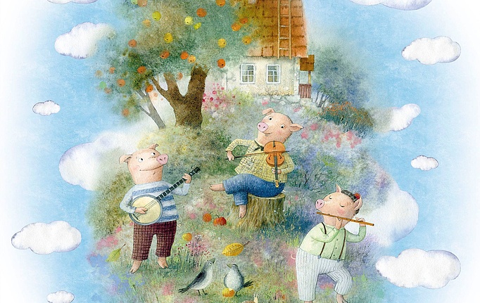Российские панно и фотообои Ortograf, коллекция Детские бесшовные обои и фрески Eco, артикул 34826