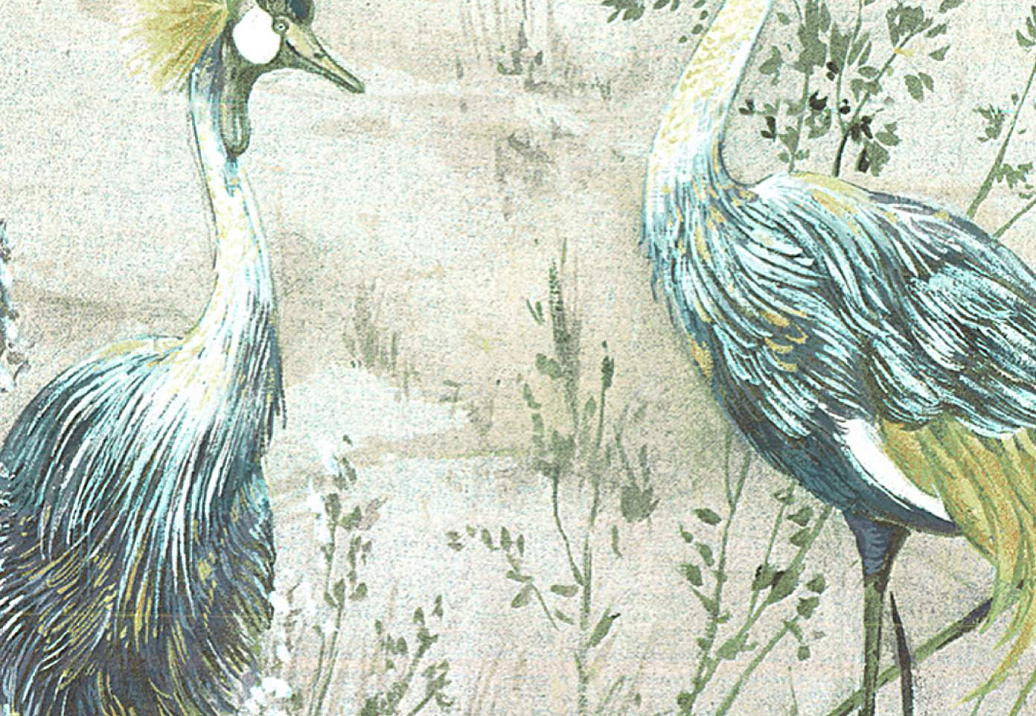 Панно и фотообои Nicolette Mayer Blossom Chinoiserie Crested Crane/Green Gold