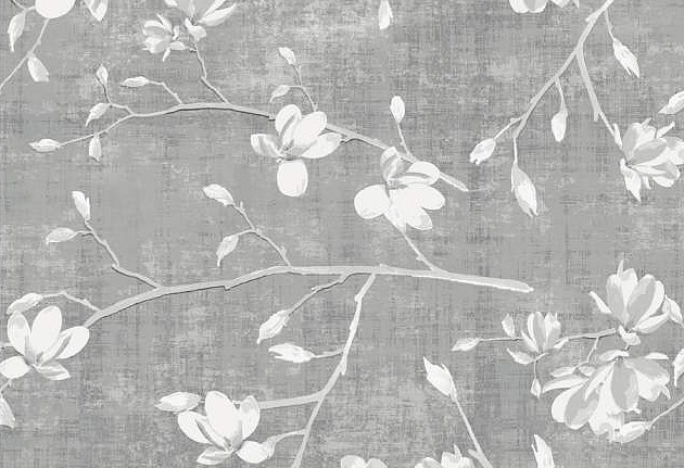 Обои Nicolette Mayer Blossom Chinoiserie Bloom/Silver