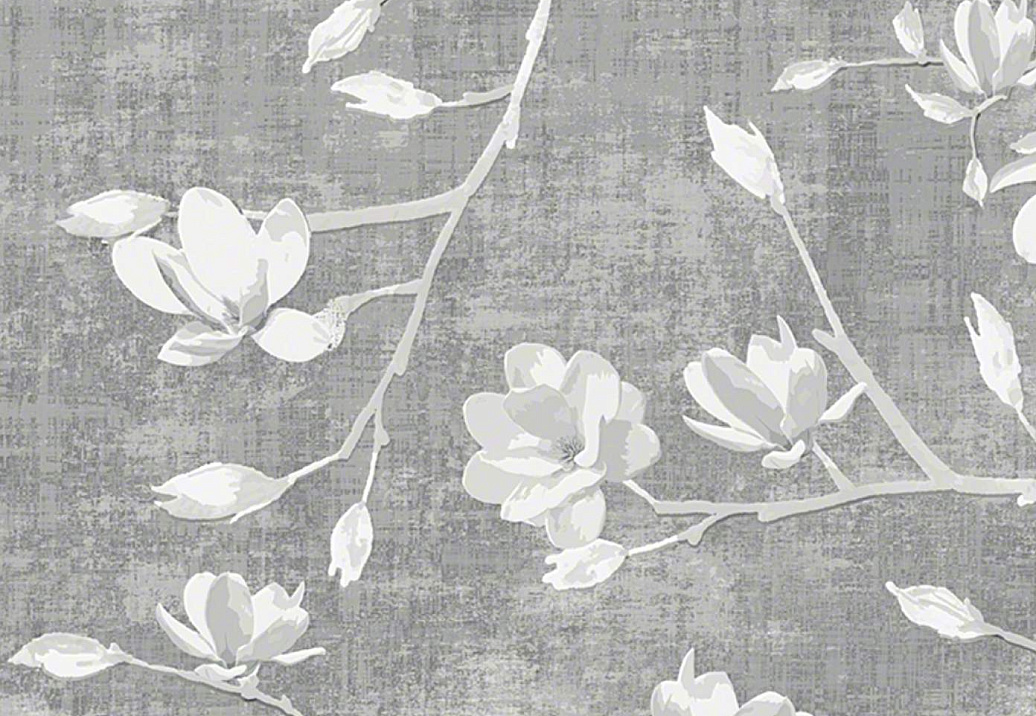 Обои Nicolette Mayer Blossom Chinoiserie Bloom/Silver
