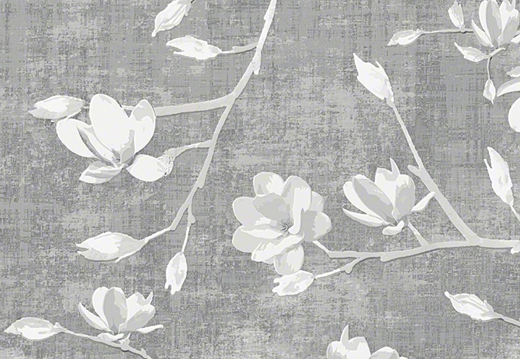 Обои Nicolette Mayer Blossom Chinoiserie Bloom/Silver