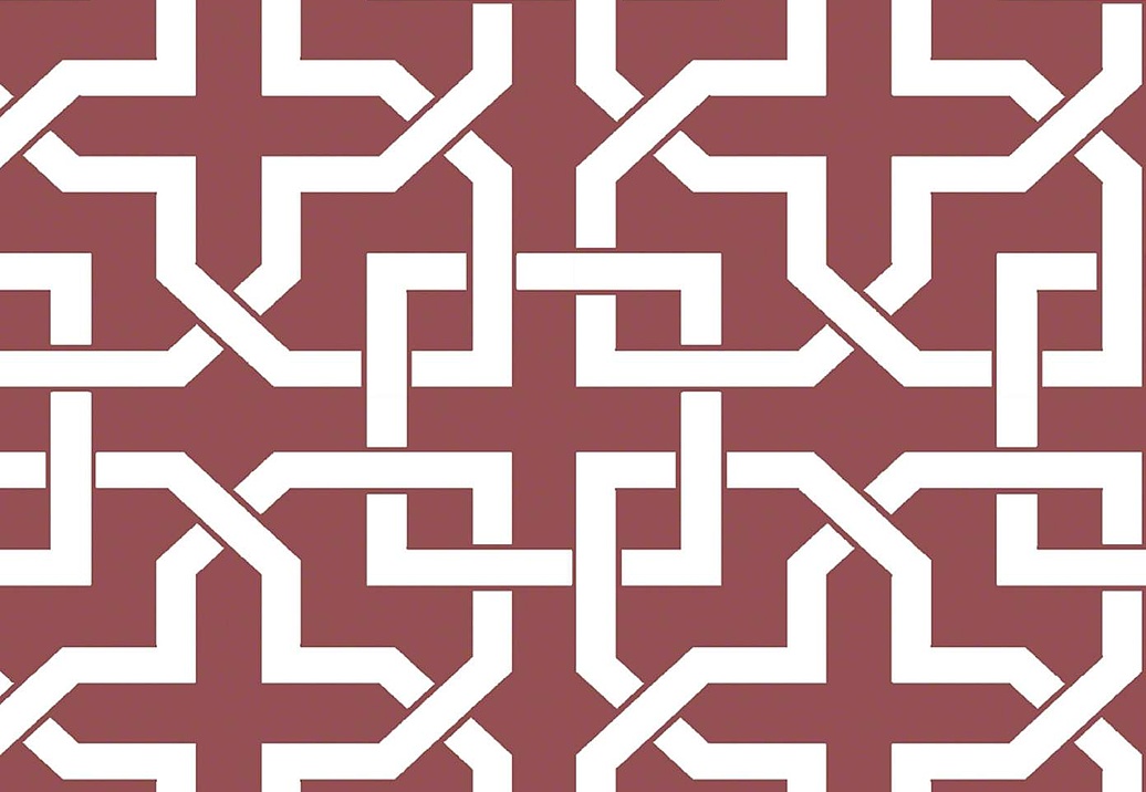Обои Nicolette Mayer Blossom Chinoiserie Infinity/Brick Red