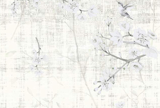 Обои Nicolette Mayer Blossom Chinoiserie Blossom Fantasia/Ivory