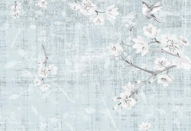 Обои Nicolette Mayer Blossom Chinoiserie Blossom Fantasia/Sky