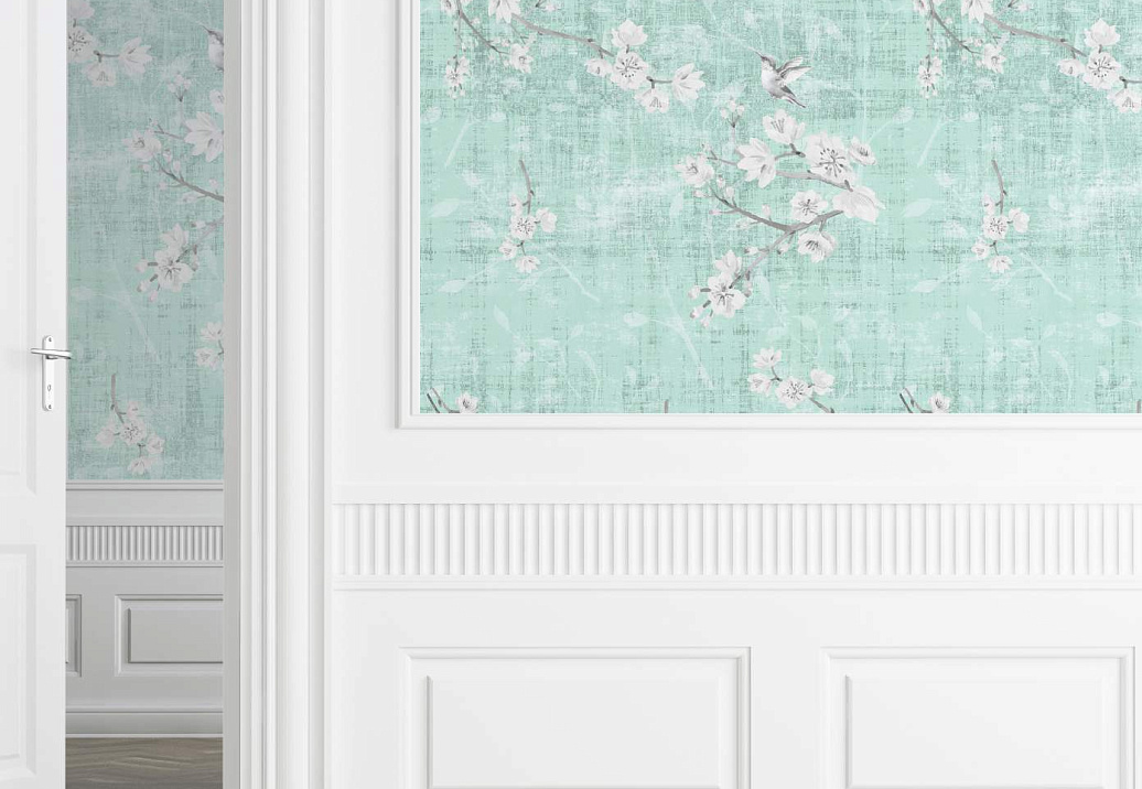 Обои Nicolette Mayer Blossom Chinoiserie Blossom Fantasia/Cool