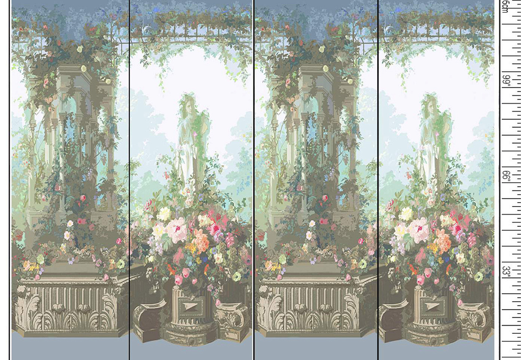 Панно и фотообои Nicolette Mayer Regence Redux Jardin Defosse/Chantilly