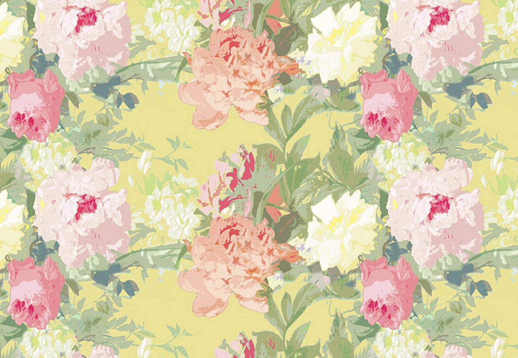 Обои Nicolette Mayer Regence Redux Les Fleurs/Lemon