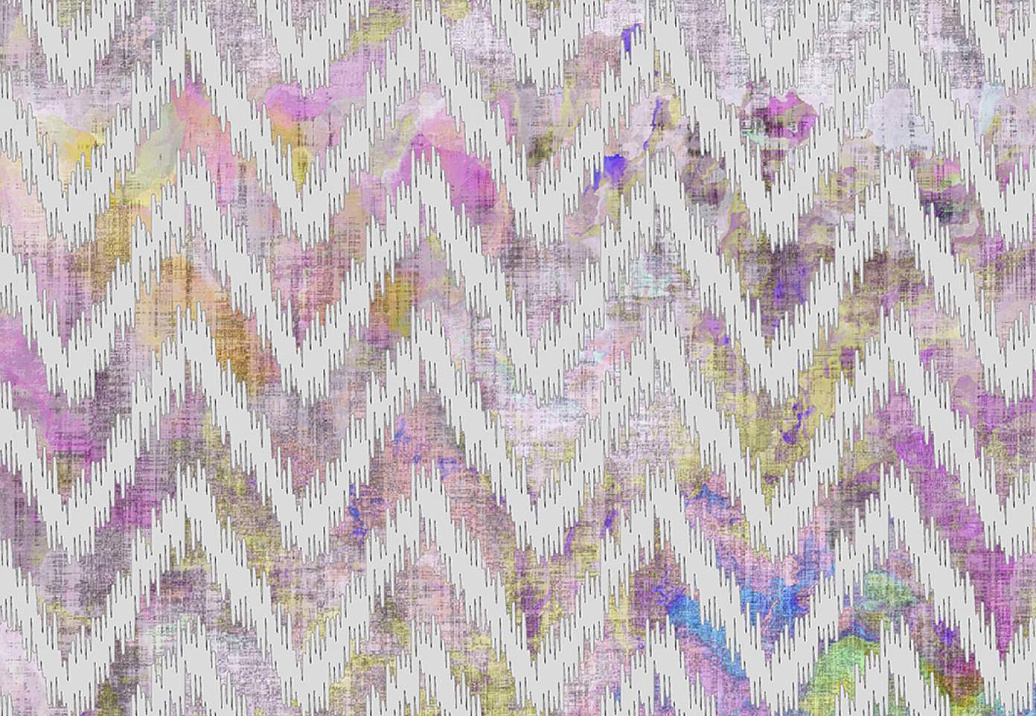 Обои Nicolette Mayer Modern Galaxy Chevron/Fressia