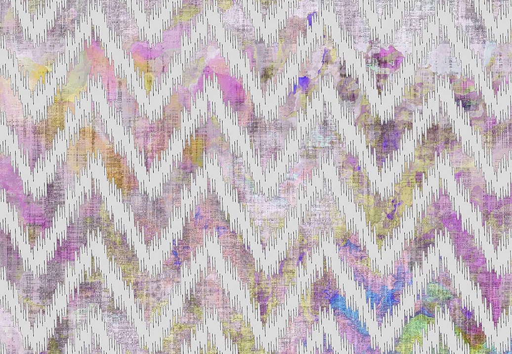 Обои Nicolette Mayer Modern Galaxy Chevron/Fressia