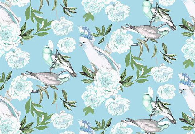 Обои Nicolette Mayer Regency Moderne Peony Inspira/Azur