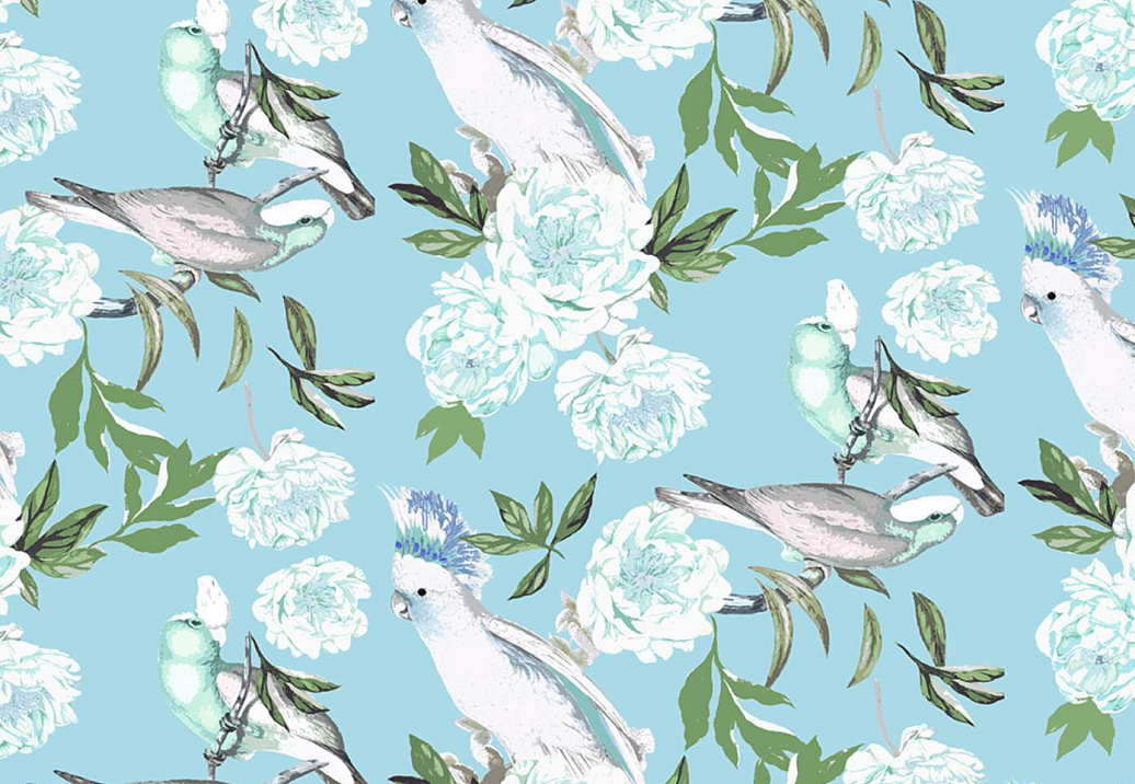 Обои Nicolette Mayer Regency Moderne Peony Inspira/Azur