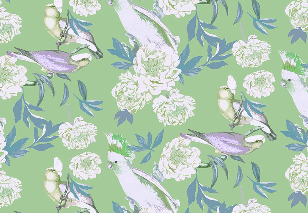 Обои Nicolette Mayer Regency Moderne Peony Inspira/Tropical