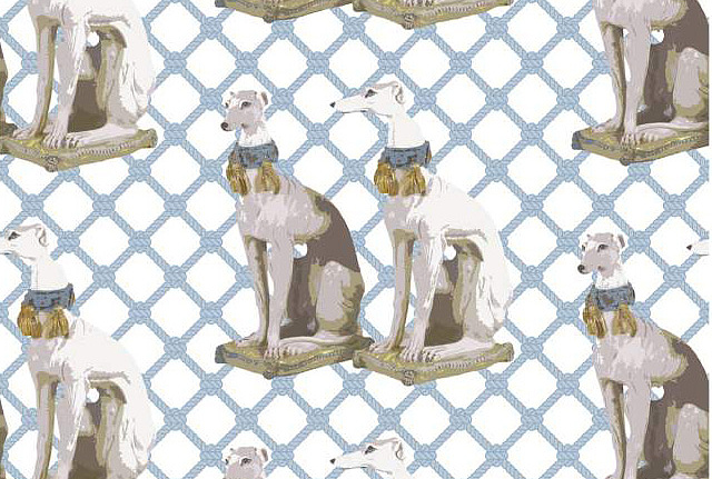 Обои Nicolette Mayer Regency Moderne Regal Greyhound/Wyeth