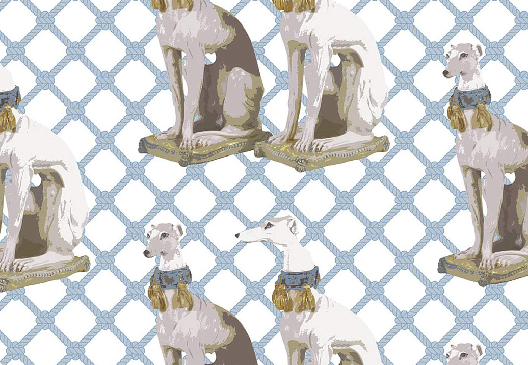 Обои Nicolette Mayer Regency Moderne Regal Greyhound/Wyeth