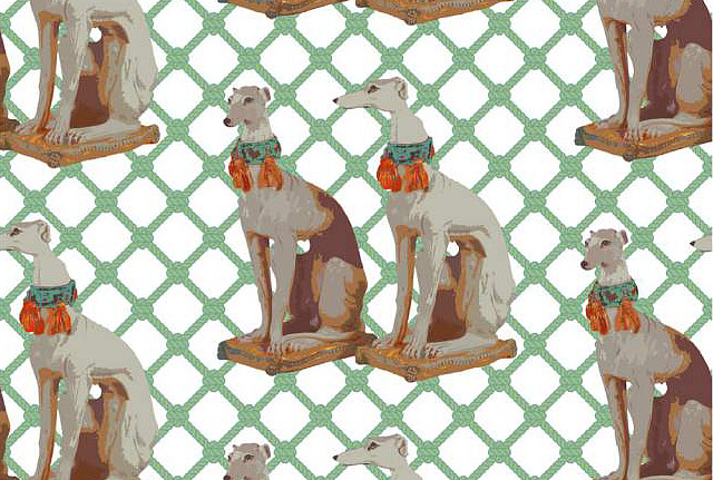 Обои Nicolette Mayer Regency Moderne Regal Greyhound/Marion
