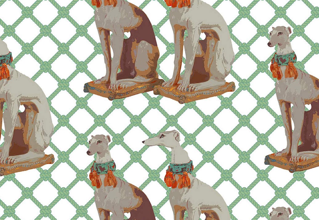 Обои Nicolette Mayer Regency Moderne Regal Greyhound/Marion