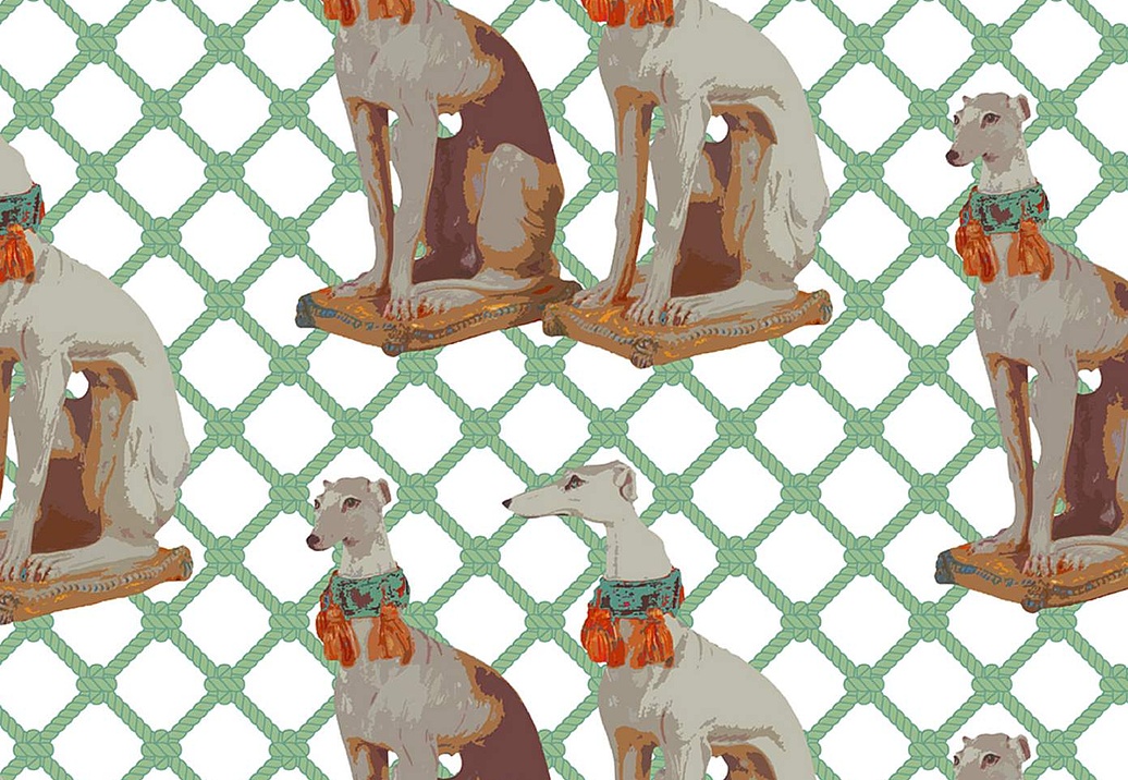 Обои Nicolette Mayer Regency Moderne Regal Greyhound/Marion