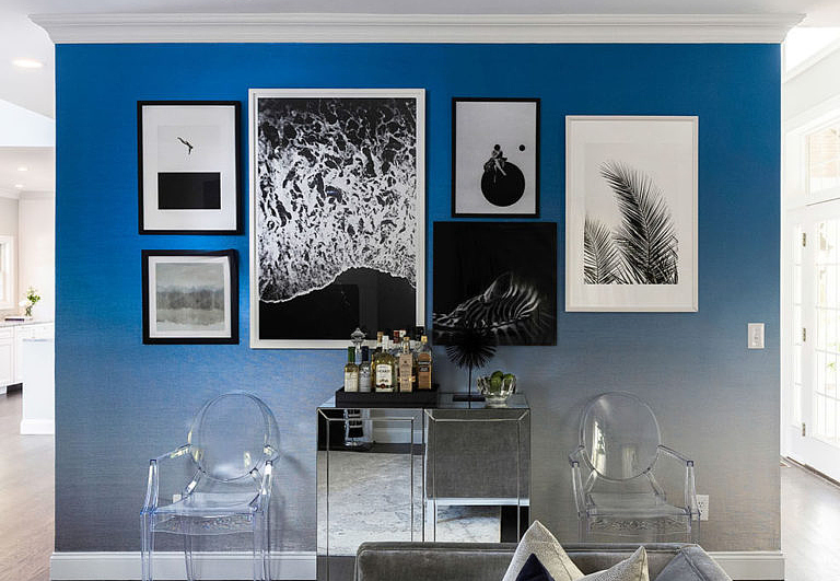 Панно и фотообои Calico Brasscloth Cobalt