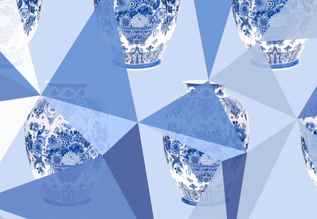 Обои Nicolette Mayer Royal Delft Elements-Blue