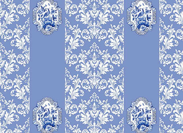 Обои Nicolette Mayer Royal Delft Imperial-Blue