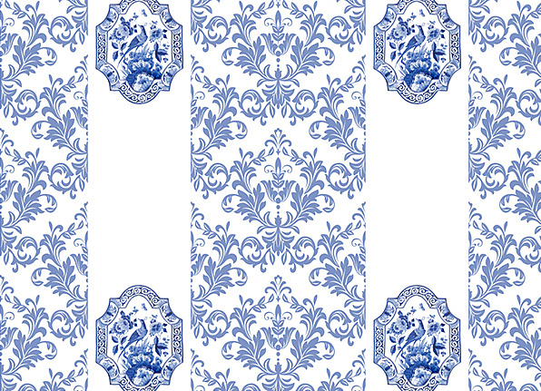 Обои Nicolette Mayer Royal Delft Imperial-White