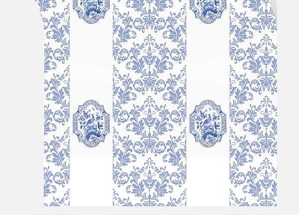 Обои Nicolette Mayer Royal Delft Imperial-White