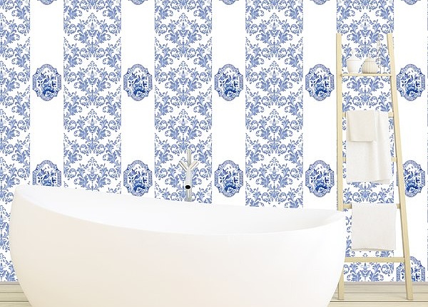 Обои Nicolette Mayer Royal Delft Imperial-White