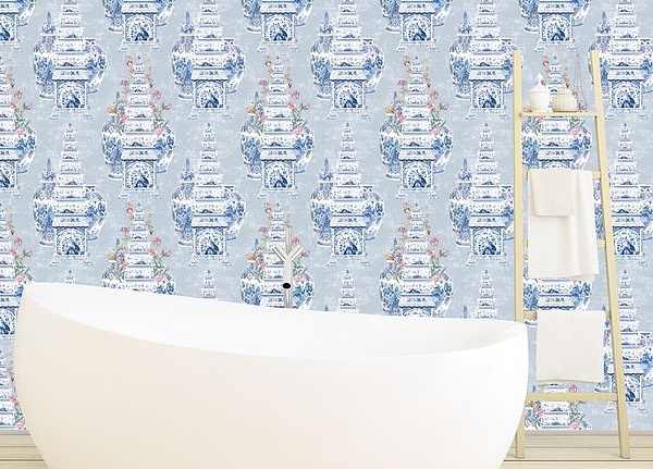 Обои Nicolette Mayer Royal Delft Masterpieces-Tulips-Gray