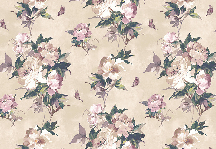 Обои 1838 Wallcoverings Camellia 1703-108-01