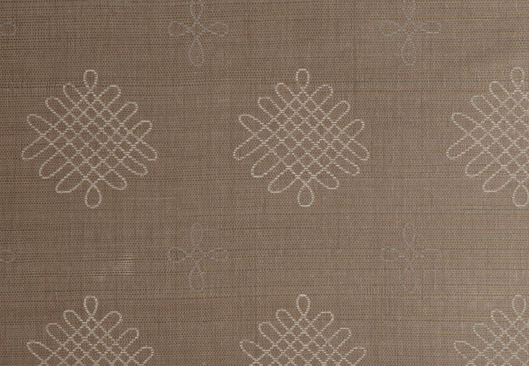 Обои Holland & Sherry Five Nations Printed Grasscloth Collection DEWP7227/Huron Scout