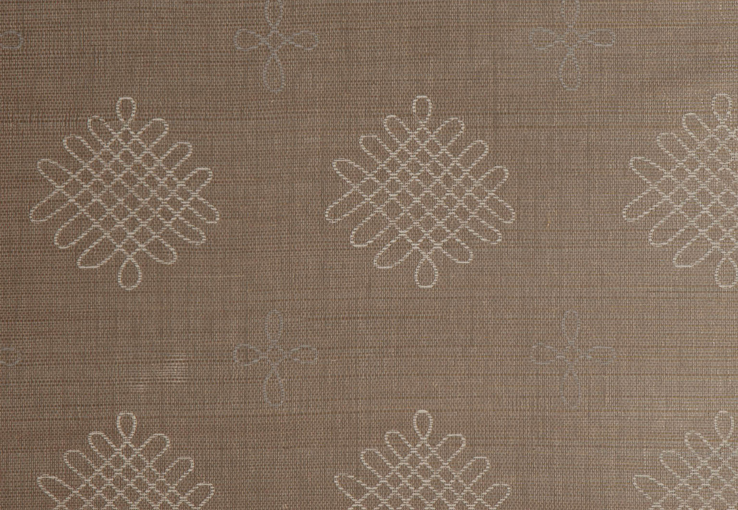 Обои Holland & Sherry Five Nations Printed Grasscloth Collection DEWP7227/Huron Scout