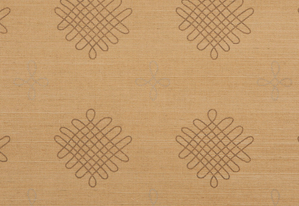 Обои Holland & Sherry Five Nations Printed Grasscloth Collection DEWP7228/Huron Pioneer