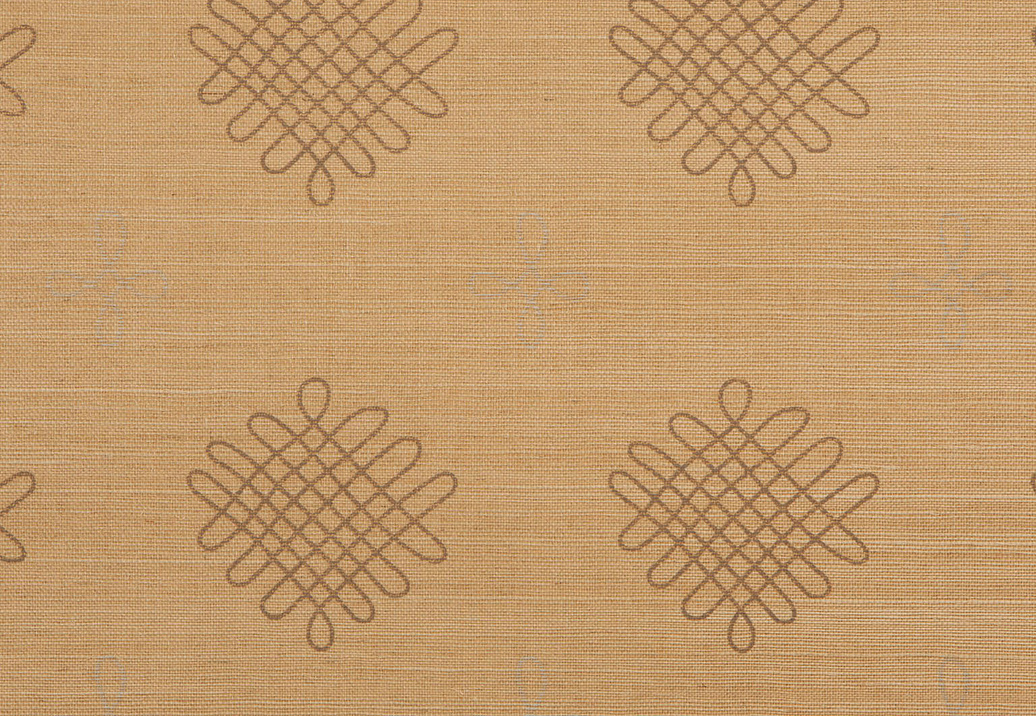 Обои Holland & Sherry Five Nations Printed Grasscloth Collection DEWP7228/Huron Pioneer