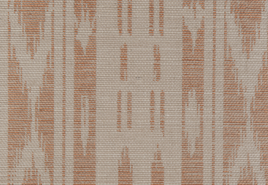 Обои Holland & Sherry Five Nations Printed Grasscloth Collection DEWP7073/Seneca Copper