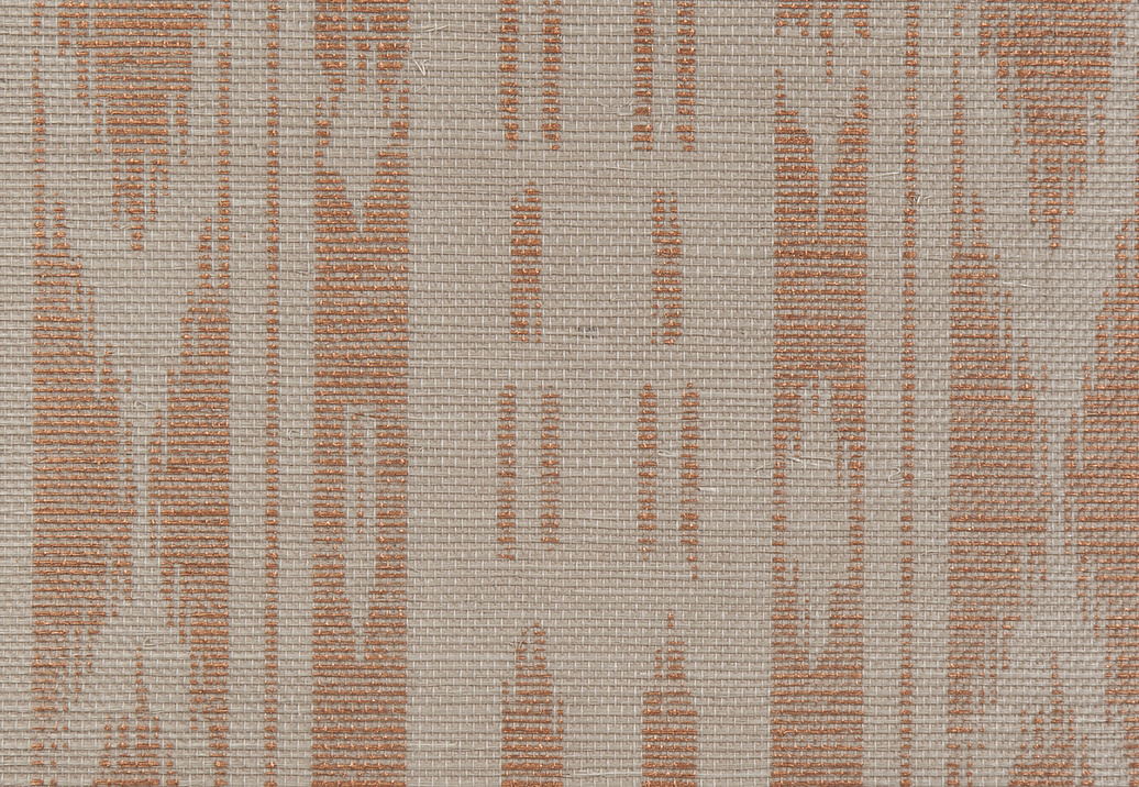Обои Holland & Sherry Five Nations Printed Grasscloth Collection DEWP7073/Seneca Copper