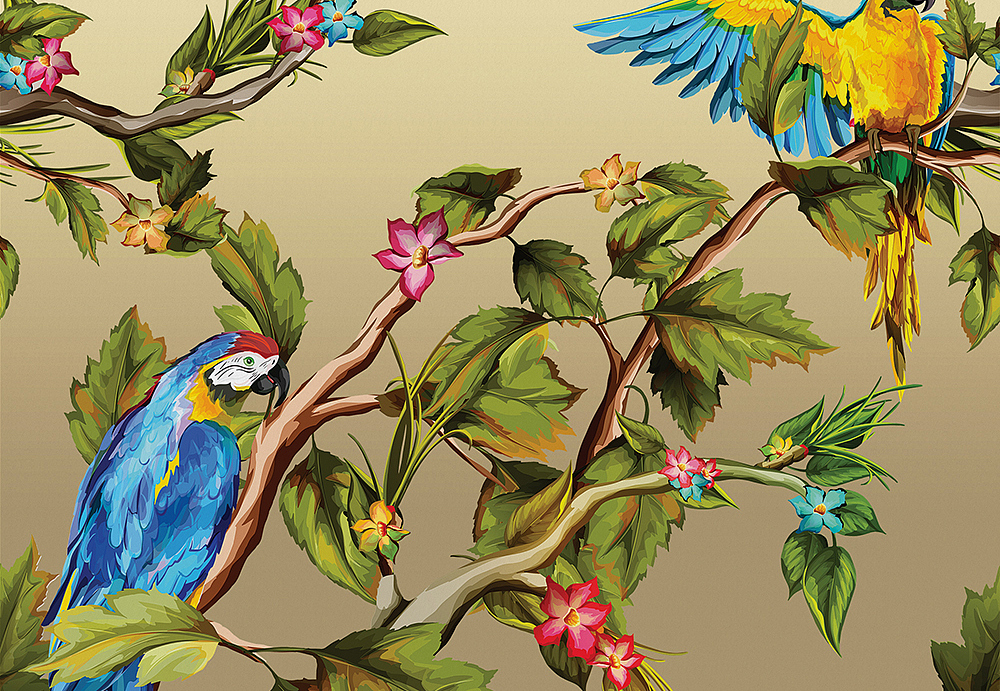 Панно и фотообои Yo2 Tropical Screens TS1.07/Gold