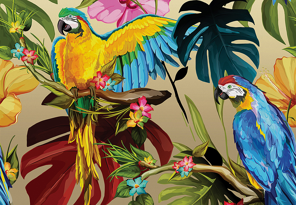 Панно и фотообои Yo2 Tropical Screens TS1.09/Gold